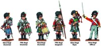 British Napoleonic Highlander Centre Companies 28mm 5