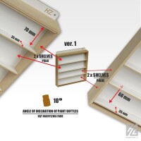 Wandregal für Farben Ø 36mm (Paint Hanger) 2