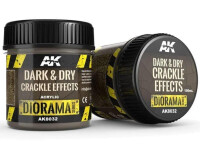AK Interactive Dark & Dry Crackle Effects 100ml 1