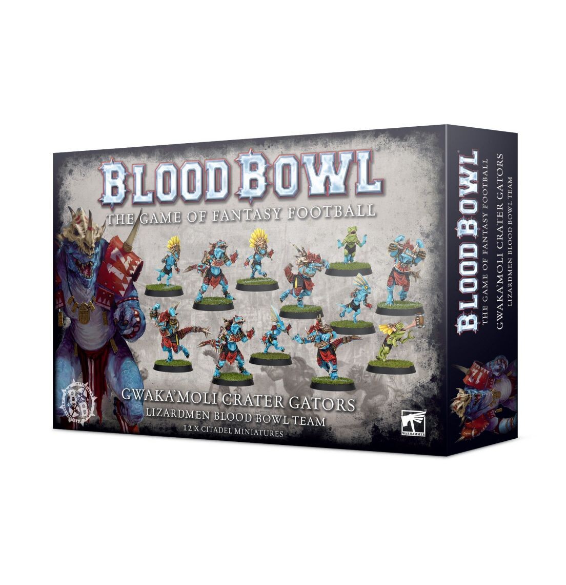 Blood Bowl Gwaka'moli Crater Gators Lizardmen Team
