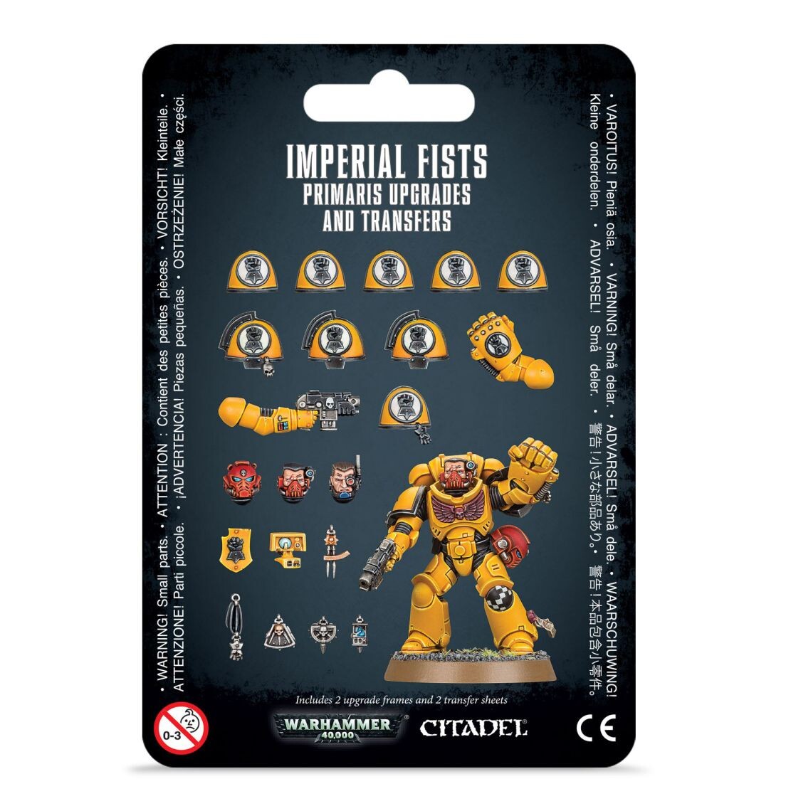 Games Workshop Unisex Gelb Figurine Aus 22 Teilen Warhammer 40K - Imperial Fists Primaris Upgrades & Transfers - Bild 3