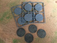 Renedra 50mm Runde Steinpflaster Bases ( gallery