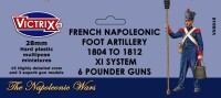 French Napoleonic Artillery 1804 - 1812 XI System 28mm