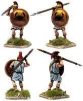 Greek Unarmoured Hoplites and Archers 5th to 3rd Century BCE