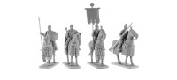 V&amp;V Miniatures Byzantine Emperor with Generals...