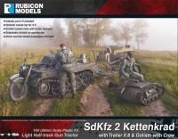 Sd.Kfz. 2 Kettenkrad with Trailer if.8 &amp; Goliath...