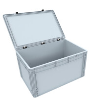Eurobeh&auml;lter / Euro Box mit Scharnierdeckel ED...