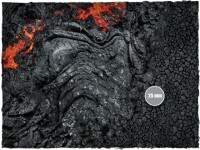Deep Cut Studio Wargames Terrain Mat Realm of Fire 4x4 3
