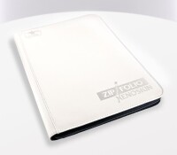 9-Pocket Zipfolio XenoSkin White 1