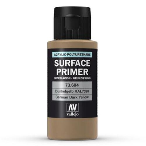 VALLEJO Grundierung PRIMERS 73.604 German Dark Yellow 773604 Dunkelgelb 60 ml - Image 2
