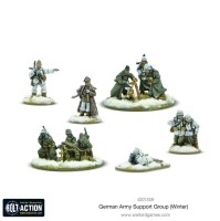 German Army Support Group (Winter) 28mm 2