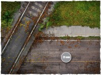 Deep Cut Studio Wargames Terrain Mat Walking Dead Town Tiles