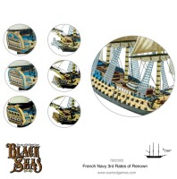 Black Seas French Navy 3rd Rates of Renown (1770 - 1830) 4