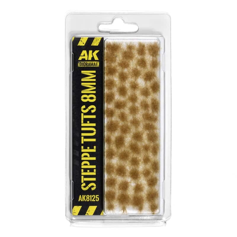 AK Interactive Steppe Tufts 8mm