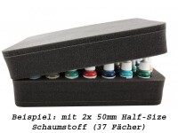 Half-Size Schaumstoff 50 mm (37 runde Fächer) 3
