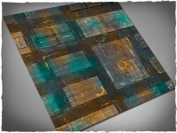 Deep Cut Studio Wargames Terrain Mat Night Cityscape 4x4