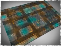 Deep Cut Studio Wargames Terrain Mat Night Cityscape 4x6