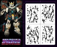 Mecha Digi Camo 1/100 Airbrush Stencil ( gallery