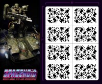 Mecha Flecktarn Camo 1/144 Airbrush Stencil (