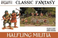 Classic Fantasy Halfling Militia 28mm