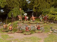 Classic Fantasy Halfling Militia 28mm 2