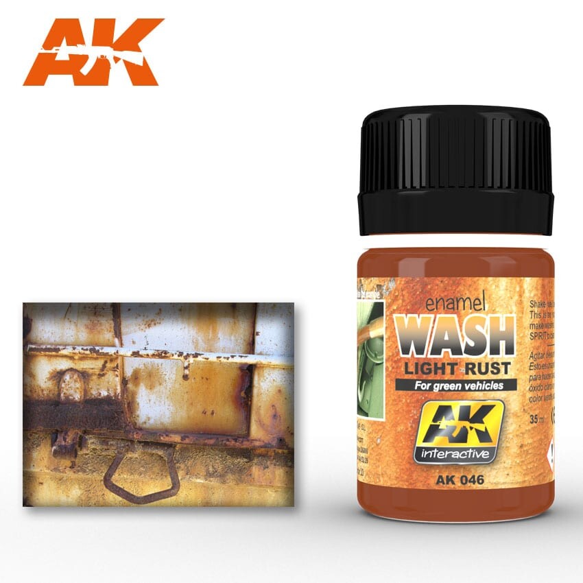 AK Interactive Light Rust Wash 35ml