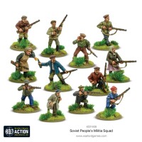 Soviet Peoples Militia Squad 28mm 2
