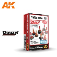 Doozy Modelworks Traffic Cones Set 1/24 2