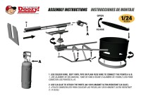 Doozy Modelworks Steel Drum Hatch with Flamethrower Mount 1/