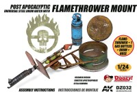 Doozy Modelworks Steel Drum Hatch with Flamethrower Mount 1/