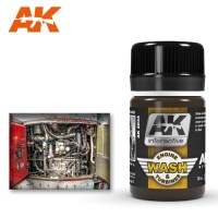 AK Interactive Aircraft Engine and Turbines Wash 35ml