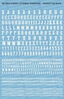 White Military Lettering 002 Decals gallery