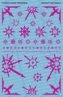 Purple Chaotic Stars Decals