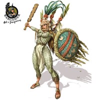 Atotoztli the Aztec Warrior 54mm gallery