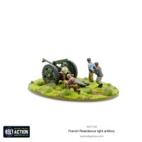 French Resistance Light Artillery 28mm 3