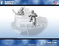 US Tank Crew Set 1 1/56 28mm