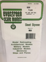 Evergreen 9008 Plasticcart Sheet Plain 150x300 Set (3)