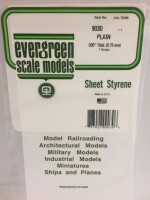 Evergreen 9030 Plasticcart Sheet Plain 150x300x0,75mm (2) 1