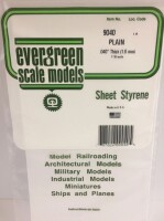 Evergreen 9040 Plasticcart Sheet Plain 150x300x1,0mm (2)