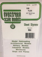 Evergreen 9100 Plasticcart Sheet Plain 150x300x2,5mm (1)