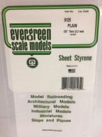 Evergreen 9125 Plasticcart Sheet Plain 150x300x3,2mm (1)