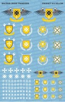 Yellow Maltese Cross Decals gallery