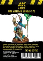 AK Interactive Oak Autumn Leaves 28mm 1:72 2