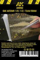 AK Interactive Oak Autumn Leaves 75mm 90mm 1:32 1:35 2