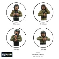 M5 Stuart Light Tank Platoon 28mm 6