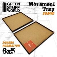 MDF Regimentsbases 20mm 6x5 Square Formation 2