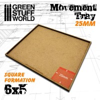 MDF Regimentsbases 25mm 6x5 Square Forma gallery