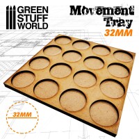 MDF Regimentsbases 32mm 4x4 Skirmish Lines 2