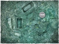 Deep Cut Studio Wargames Terrain Mat Burial Grounds 4x6 3