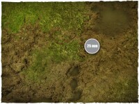 Deep Cut Studio Wargames Terrain Mat Muddy Field 4x6 2